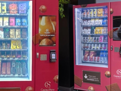 Cacau Show Investe em Vending Machines e Alcança 1 Milhão de Transações no Primeiro Ano