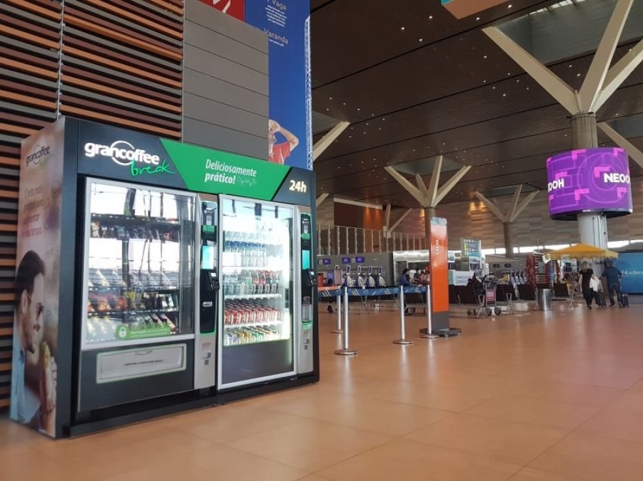 Vending Machines no aeroporto de Viracopos